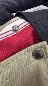 Y/ Project L/S Layered Snap-off Border Polo Shirt