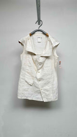 Yohji Yamamoto Double-breasted Detailed Linen Vest