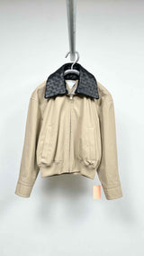 Bottega Veneta Intrecciato-collar Blouson Jacket