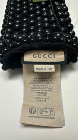 Gucci Beaded Fingerless Gloves