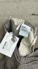 Hed Mayner Heavy-weight Linen Wide Cargo Pants