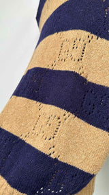 Gucci GG Open-stitch Stripe Sweater