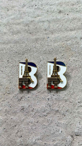 Balenciaga Paris "B" Earrings