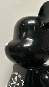 Bearbrick X Mastermind 1000% Black Figure