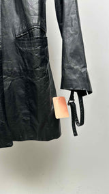 Ann Demeulemeester Leather Coat
