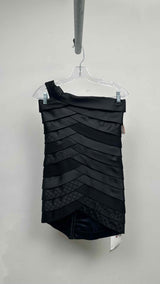 Coperni One-shoulder Tie Reconstructed Mini Dress