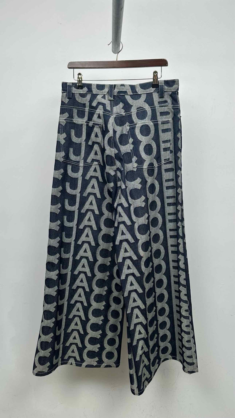 Marc Jacobs Monogram Wide Flare Jeans