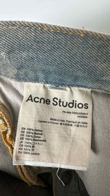 Acne Studios Pedrika Patchwork Rigid Wide Jeans