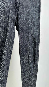 Kozaburo Snake Jacquard Extra Baggy Jeans