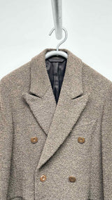 Acne Studios Oversized Double-breasted Towel Long Coat