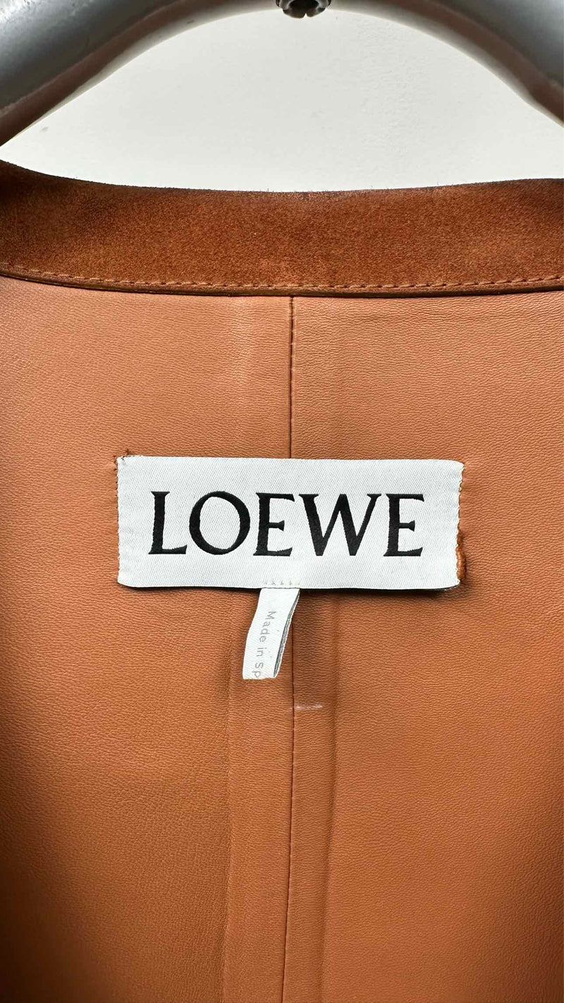 LOEWE Puzzle-Shaped Suede Jacket