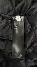 Balenciaga Raw-edge Layered Denim-hybrid Jacket