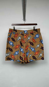 MCM Robot-printed Shorts