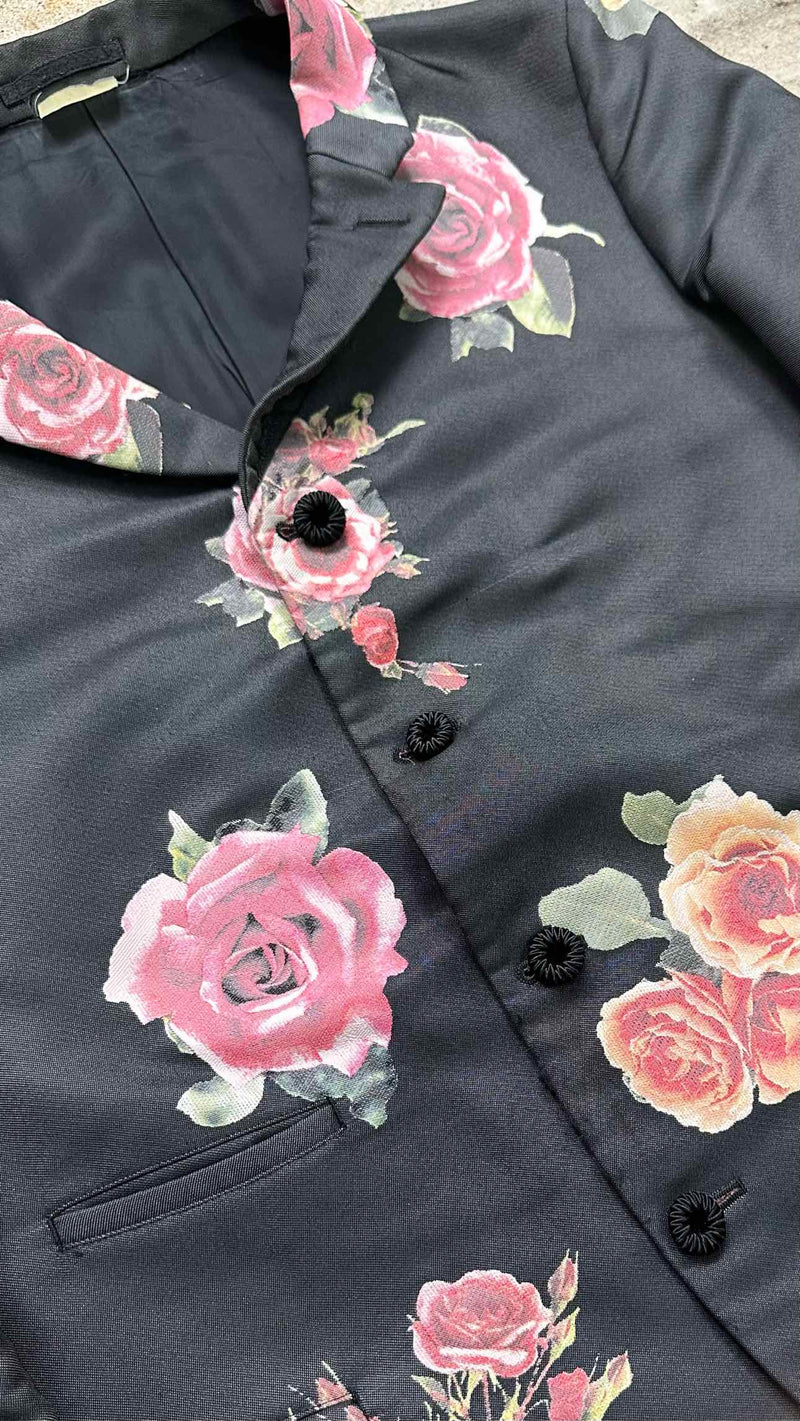 Comme Des Garçons Homme Plus Floral Jacquard Suits