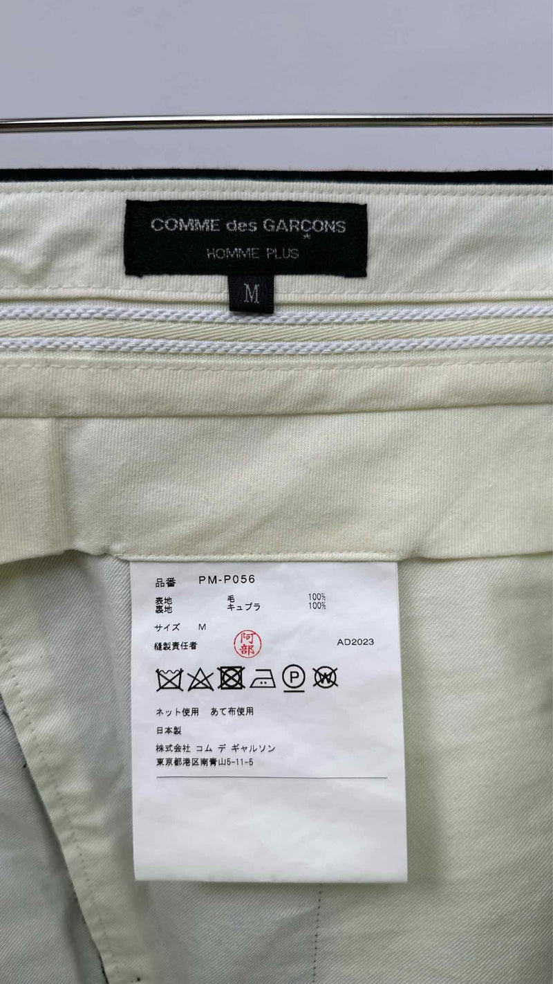 Comme Des Garcons Homme Plus Double-faced Jacquard-stripe Pants