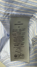 Christian Dior Mock Neck Striped Light Bomber Jacket