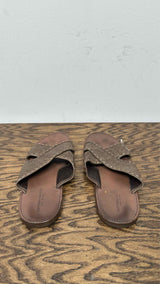 Bottega Veneta Woven-Leather Sandals