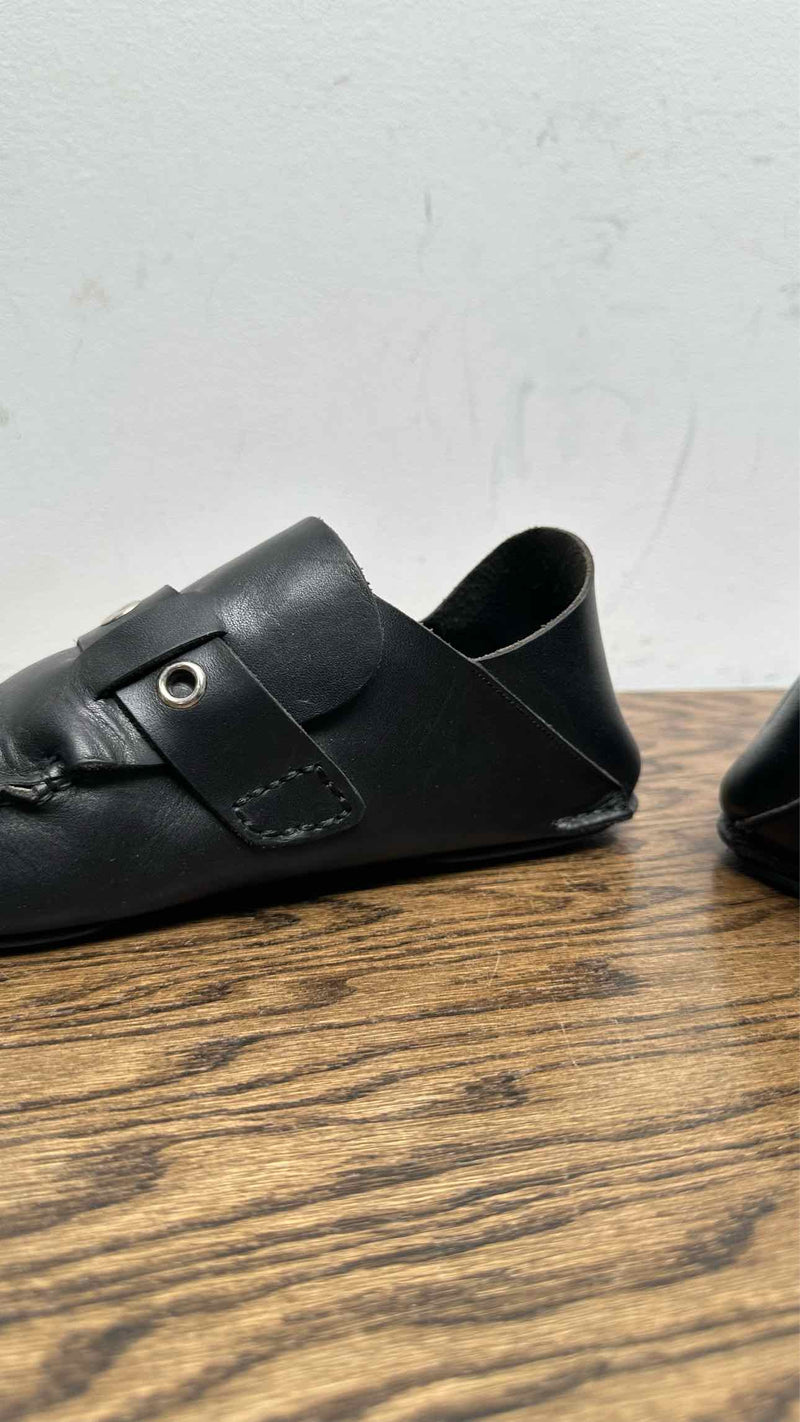 LOEWE Pointy Shearling Moccasins