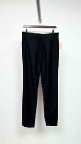 Women's CELINE Color Block Woo/lLeather Pants