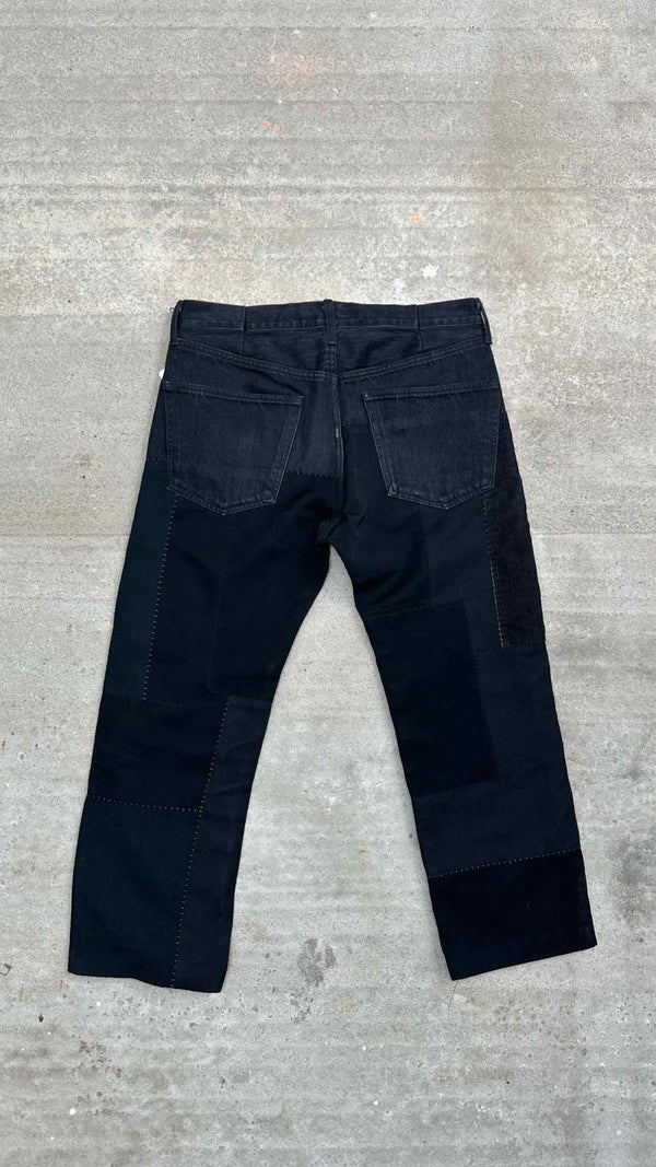 Junya Watanabe Cropped Patch Work  Jeans