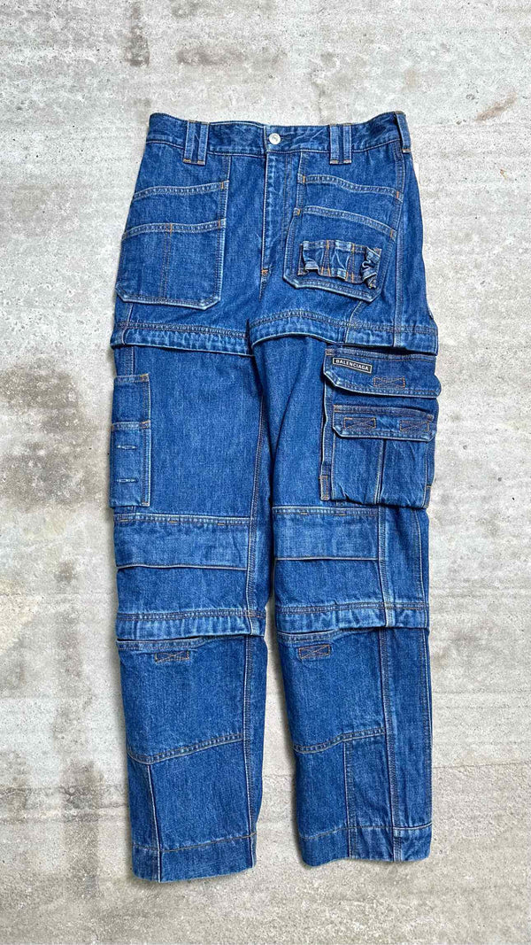 Balenciaga Detatchable Cargo Jeans