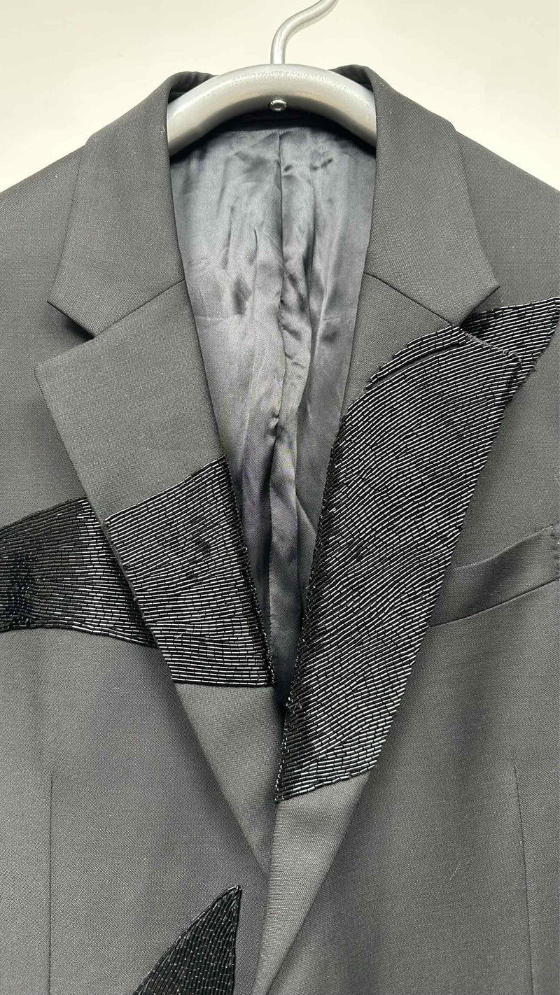 Alexander McQueen Wave-embellished Blazer