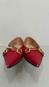 Gucci Pointy-toe Horsebit Flats