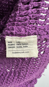 Bode Camp-collar Crochet Shirt