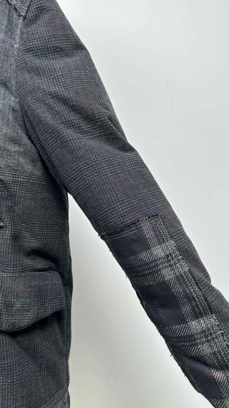 Lanvin Patchwork Hooded Down Coat