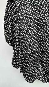 Vivienne Westwood Red Label Cat Print Asymmetrical Skirt