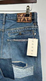 Kapital Kountry 14oz Port Baggy Jeans