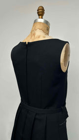 Comme Des Garcons  N/S Waist Cut-out Pleated Long Dress