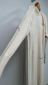 Yohji Yamamoto L/S Heavy-knit Maxi Dress