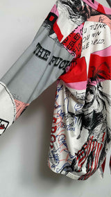 Vivienne Westwood L/S Hybrid Pullover Print Top