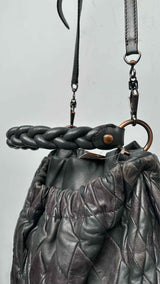 Miu Miu Leather Harlequin Patchwork Bag