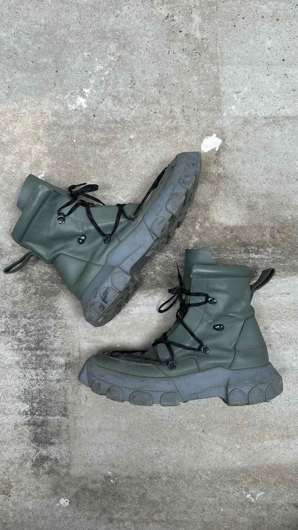 Rick Owens Pentagon Tractor Hiking Boots