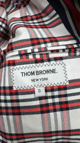 Thom Browne Elbow-whale-patched Stripe Blazer Jacket