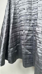 Thom Browne Pleated Silk A-line Long Skirt