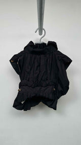 Comme Des Garcons Gathered Open-front Shirt Vest