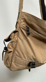 Dries Van Noten Flap Leather-trim Messenger Bag