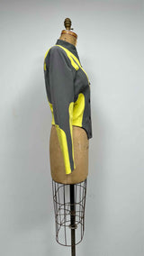 Issey Miyake Color Blocking Colset Jacket