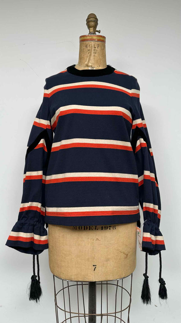 Sacai Broder L/S Top