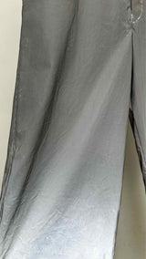 Paul Harnden Crinkled Reflective High-Waisted Wide Pants