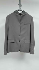 Margiela Stand Collar Oversized Jacket