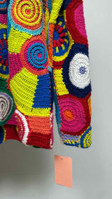 Comme Des Garcons Multi-color Crochet Sweater