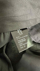 R13 Pinstripe Kilted Wide Pants