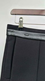 Rad Hourani Hybrid Layered Leather Shorts