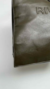 Saint Laurent Rive Gauche Embossed-logo Leather Tote Bag