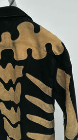 Blackmeans Skeleton Suede Jacket