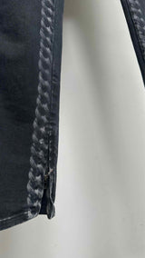 Chanel Slim-fit Chain-print Jeans